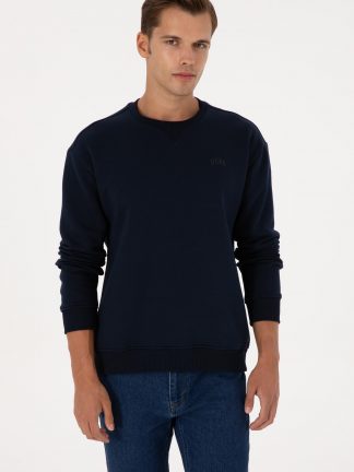 سویشرت مردانه سرمه ای یو اس پولو