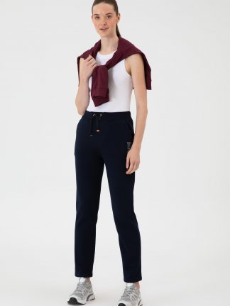 شلوار راحتی زنانه سرمه ای یو اس پولو