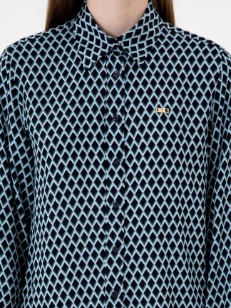 شومیز زنانه سرمه ای یو اس پولو