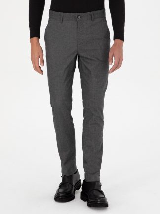 شلوار کتان مردانه خاکستری پیرکاردین