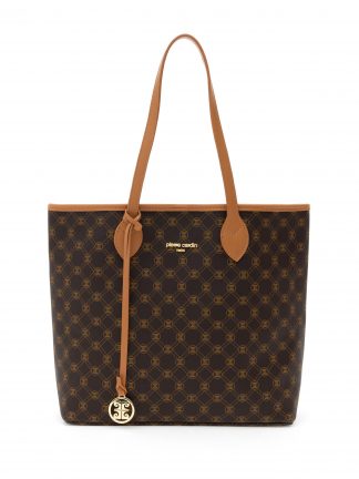 کیف دوشی زنانه قهوه ای پیرکاردین