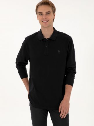 سویشرت مردانه مشکی یو اس پولو