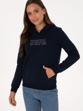 هودی زنانه سرمه ای یو اس پولو