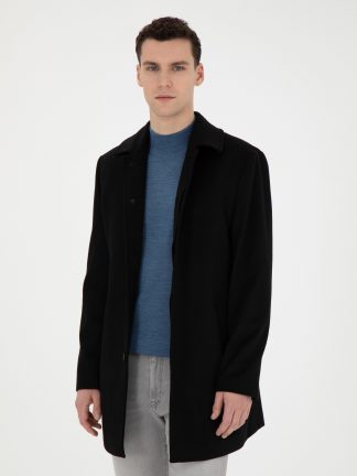 پالتو مردانه مشکی پیرکاردین