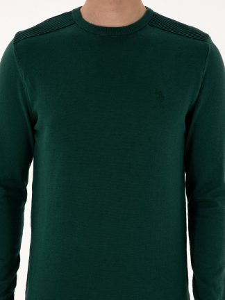 پلیور مردانه سبز یو اس پولو