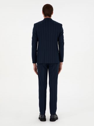 کت و شلوار مردانه سرمه ای پیرکاردین