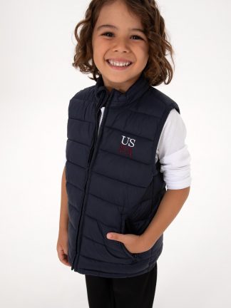 جلیقه پسرانه سرمه ای یو اس پولو