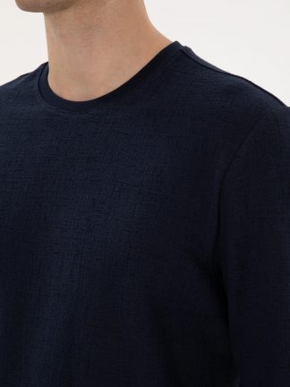 سویشرت مردانه سرمه ای پیرکاردین