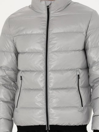 کاپشن مردانه خاکستری کاشارل