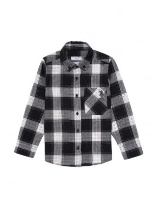 پیراهن پسرانه مشکی یو اس پولو