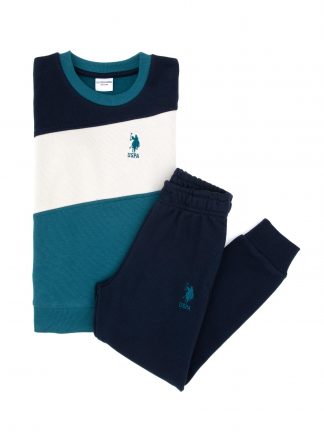 لباس راحتی پسرانه سبز تیره یو اس پولو