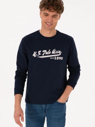 سویشرت مردانه سرمه ای یو اس پولو