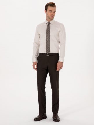 شلوار مردانه قهوه ای کاشارل