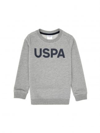 سویشرت پسرانه خاکی ملانژ یو اس پولو