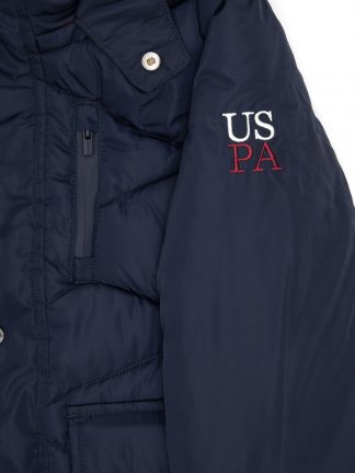 کاپشن پسرانه سرمه ای یو اس پولو