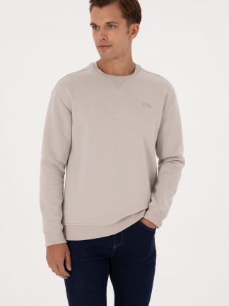 سویشرت مردانه طوسی یو اس پولو