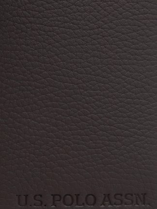 کیف پول و کارت مردانه قهوه ای یو اس پولو