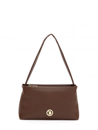 کیف دستی زنانه قهوه ای روشن یو اس پولو