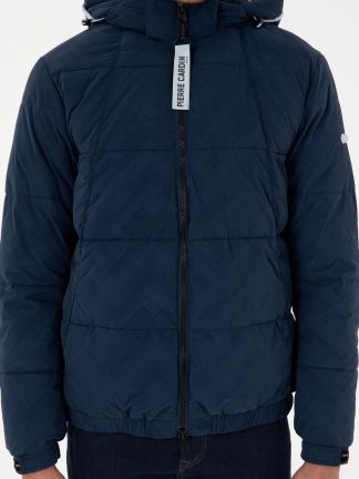 کاپشن مردانه سرمه ای پیرکاردین