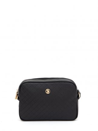 کیف دوشی زنانه مشکی یو اس پولو