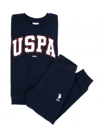 لباس راحتی پسرانه سرمه ای یو اس پولو