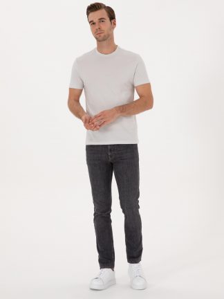 تی شرت مردانه طوسی کاشارل