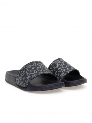 دمپایی مردانه سرمه ای کاشارل