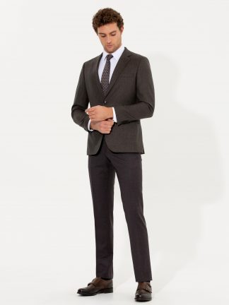 شلوار پارچه ای مردانه زرشکی کاشارل