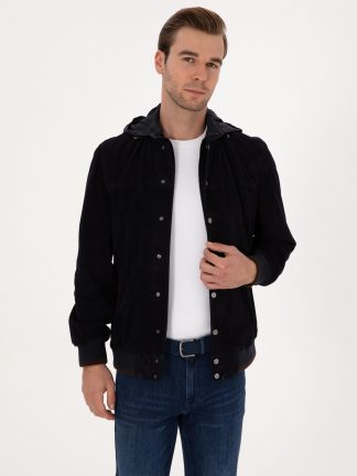 کاپشن مردانه سرمه ای کاشارل