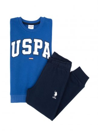 لباس راحتی پسرانه آبی کوبالت یو اس پولو