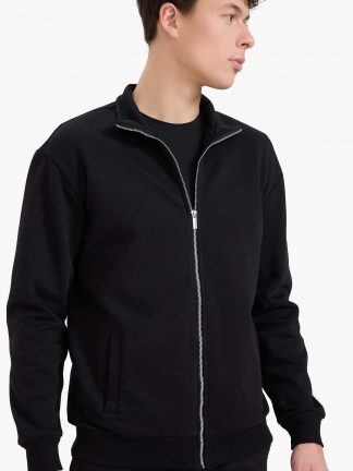 سویشرت مردانه مشکی دفکتو