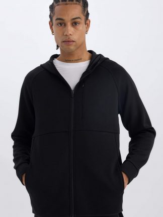 هودی مردانه مشکی دفکتو