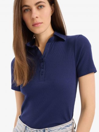 پولوشرت زنانه سرمه ای دفکتو