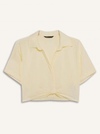 بلوز زنانه بژ دفکتو