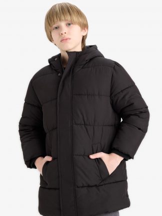 کاپشن پسرانه مشکی دفکتو