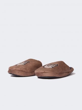 دمپایی مردانه قهوه ای دفکتو