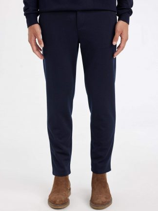 شلوار پارچه ای مردانه سرمه ای دفکتو