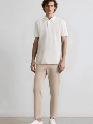 شلوار پارچه ای مردانه بژ دفکتو