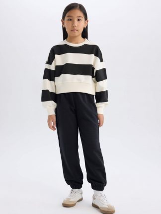 لباس راحتی دخترانه مشکی دفکتو