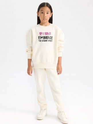 لباس راحتی دخترانه بژ دفکتو