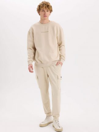 شلوار راحتی مردانه بژ دفکتو