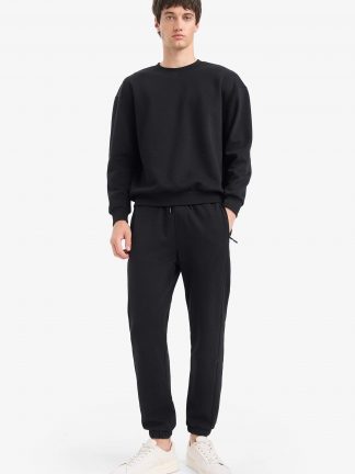 شلوار راحتی مردانه مشکی دفکتو