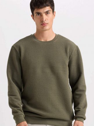 سویشرت مردانه خاکی دفکتو