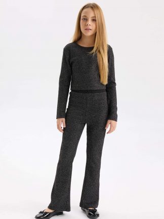 لباس راحتی دخترانه مشکی دفکتو