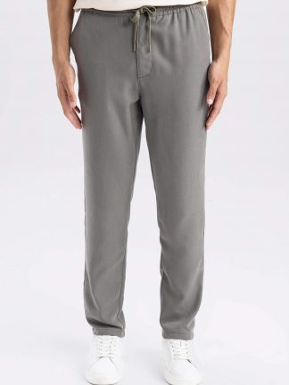 شلوار جاگر مردانه خاکی دفکتو