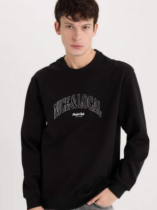 سویشرت مردانه مشکی دفکتو