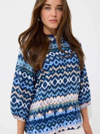 شومیز زنانه نیلی دفکتو