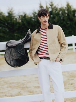 کاپشن مردانه بژ دفکتو