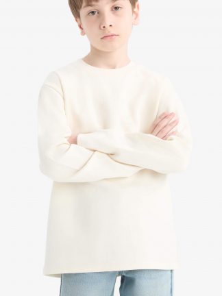 تی شرت پسرانه بژ دفکتو