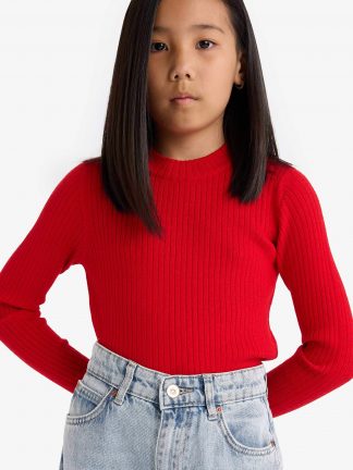 پلیور دخترانه قرمز دفکتو
